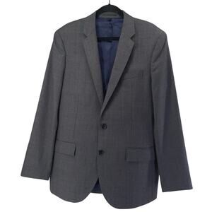 J.Crew Ludlow Men Tollegno 1900 Wool Gray Blazer Sports Jacket Suit 42R